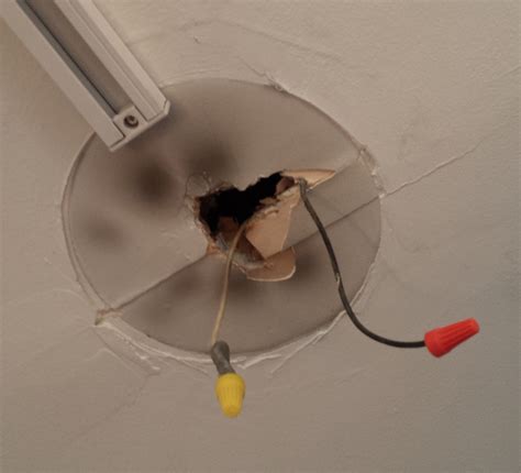 replacing junction box ceiling|ceiling light without junction box.